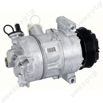 COMPRESSOR, JEEP COMPASS/PATRIOT, DODGE CALIBER 03/07-ON 4 CYL 2.4I-2.0TD, N-DENSO 5SE12C 110MM 6PV - 