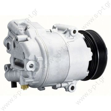 ΣΥΜΠΙΕΣΤΗΣ COMPRESSOR, DELPHI, OPEL ASTRA J H 1.4TD 11/11-01/15, WITH CLUTCH & ELEC CONTROL - 