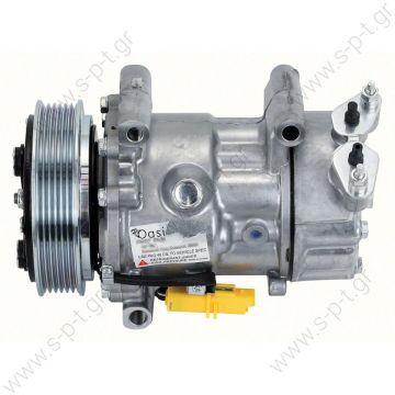 40405277 ΚΟΜΠΡΕΣΣΕΡ A/C    Mini Mini Cooper S 1457-1914   Compressor Sanden SD6V12   1457    / 64522758145 / 64522758433 /  64526942501  Technical Data:  Belt-Ø [mm]: 119 Belt-Type: Poly V6 Compressor-ID: SD6V12 for Manufacturer: Sanden  119mm PolyV6  - 