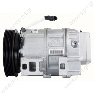 C09-9702G AIR CONDITIONING COMPRESSOR FOR NISSAN X-TRAIL   T31 2.5L QR25DE Petrol 2007-2014  COMPRESSOR, NISSAN X-TRAIL T31 ZEXEL DSC171C, 10/07- 4 CYL 2.5I 124MM 6PV, W/O ELEC. CONTROL VALVE - 