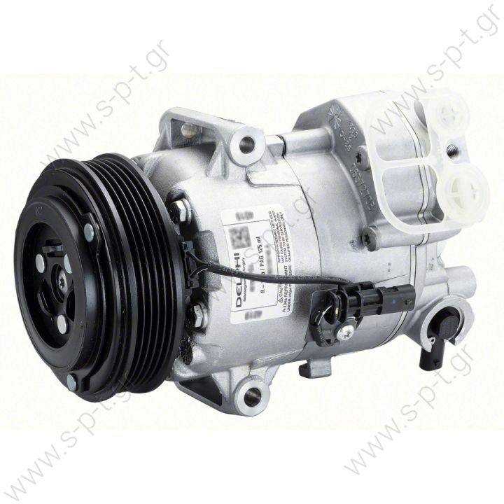 ΣΥΜΠΙΕΣΤΗΣ COMPRESSOR, DELPHI, OPEL ASTRA J H 1.4TD 11/11-01/15, WITH CLUTCH & ELEC CONTROL