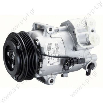 ΣΥΜΠΙΕΣΤΗΣ COMPRESSOR, DELPHI, OPEL ASTRA J H 1.4TD 11/11-01/15, WITH CLUTCH & ELEC CONTROL - 