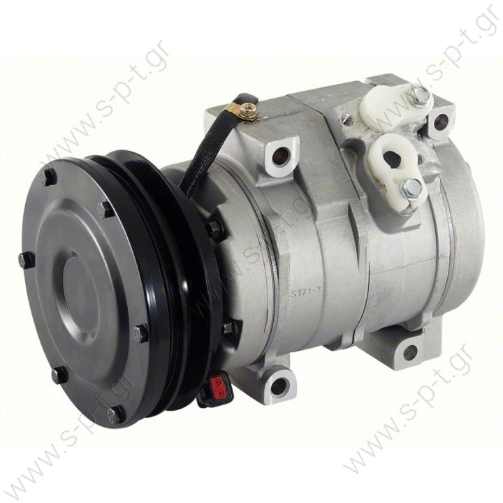 447190-5130 24577-81    DENSO ΚΟΜΠΡΕΣΕΡ A/C   COMPRESSOR,NEW, REPL. DENSO CATERPILLAR WITH 10S17C - 1A 24V H-DUTY DIRECT MOUNT WITH DUST COVER