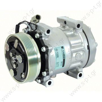 4693 KOMPRESOR SD7H15  OEM CODE (Manufacturer references)  MITSUBISHI : SMP262971 RENAULT : 8200040681, 7700872158 VOLVO : 30613970, 30874923 SPECIFICATIONS  DIAM N GOR	TENSION	CULASSE 119_PV6	12	QD - 