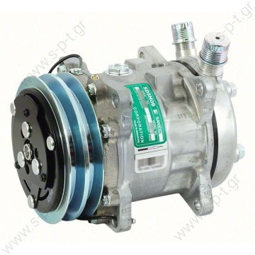 5073 SANDEN   ΚΟΜΠΡΕΣΕΡ A/C    SD5H09 5800049   SD508 24V   SANDEN   ΣΥΜΠΙΕΣΤΗΣ A/C     UNIVERSAL  SD5H09 / 5073     Pulley wheel diameter [mm]	125 Number of grooves	2 Connectors	7/8" x 3/4" Connectors orientation	Vertical Cover designation	FL - 