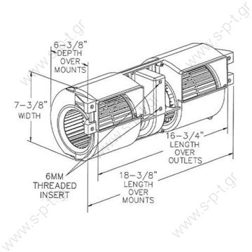 20220155 Evaporator blower > Buses >    Konvekta OE: B11AA0253 BLOWER 24V KONVEKTA ; B11-AA0-253  Application: Konvecta air conditioners in MAN, NEOPLAN, SOLARIS, MERCEDES and other buses. - 