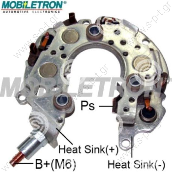 RN-45 – MOBILETRON, Ανόρθωση δυναμού τύπου Denso Toyota     MOBILETRON   RN-45  ΑΝOΡΘΩΤΡΙΑ ΔΥΝΑΜΟΥ    Denso Toyota Αντικαθιστά : TRANSPO INR438  Εφαρμογή σε δυναμό : DENSO  1042109010, 1042109050, 104210-9010, 104210-9050  TOYOTA 27060-0H090, 270600H090