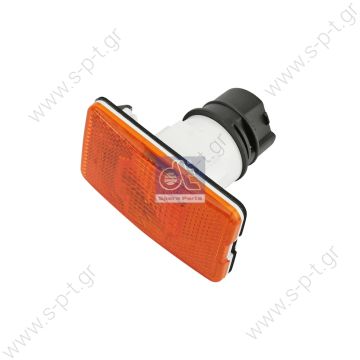 1.21474 DT Φώτα θέσης μπροστά  Side marking lamp, orange, with bulb Art. No. 1.21474    SCANIA 1365972 Marker Light SIDE LAMP 2493806474 1365972 FOR SCANIA 2.3 Series TRUCK SIDE LAMP - 