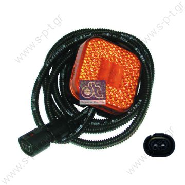 MAN 82710350 Side marking lamp, with plug Art. No. 3.31110 Vehicle brand	Model, Engine, Gearbox, Axle, Cabin MAN F/M/L 2000, F/M/G 90, F 7/8/9	L/M/F 2000 - 