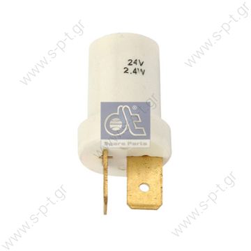 89901070  ΝΤΟΥΙ  ΛΕΥΚΟ  ΜΕ ΛΑΜΠΑ 24V 2.4W MAN      MERCEDES 89901070  Bulb, instrument lighting Socket bulb Art. No. 4.62380   KÄSSBOHRER 7581048000 MAN 81.25901-0063 MERCEDES-BENZ A3075440094  3075440094 NEOPLAN 3075440094 - 