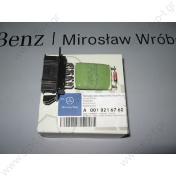 A0018216760 Mercedes Benz ΑΝΤΙΣΤΑΣΗ ΚΑΛΟΡΙΦΕΡ SPRINTER   Mercedes-Benz A0018216760   Fan Blower Motor Resistor for M ercedes B enz Sprinter OEM 0018216760 A0018216760    Mercedes Benz W901-905 Sprinter Heater Motor Resistor  - 