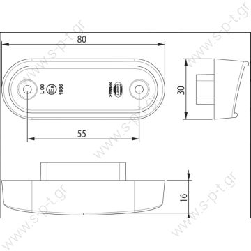 DSL-44.24 – DASTERI, Φανάρι όγκου 24V 2 Led σε λάστιχο (λευκό)  DSL-44 ΦΑΝΟΣ ΠΙΝΑΚΙΔΑΣ ΜΕ LED. ΦΑΝΟΣ ΠΙΝΑΚΙΔΑΣ LED ΛΑΣΤΙΧΕΝΙΑ ΣΤΕΦΑΝΗ - 