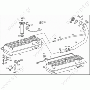 MERCEDES 6015421117 ΦΛΟΤΕΡ 224802027005 A6015421117    MERCEDES W207/208/210/310 -542-21-219/6015421117 - 