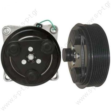 40430019 ΚΟΜΠΡΕΣΣΟΡ A/C ΣΥΜΠΙΕΣΤΗΣ     TM 15 HD OR Rotolock Horizontal 24V Poly-V 8 Seltec (R134a) Compressor 488-43052 - 