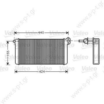 8FH351312311  BEHR-HELLA   ΨΥΓΕΙΟ ΚΑΛΟΡΙΦΕΡ MERCEDES 44 SK   002 835 08 01 (0028350801   MERCEDES A0028355701   8FH 351 312-311 HELLA   (ΚΩΔΙΚΟΙ OEM: 0028350801))   ΨΥΓΕΙΟ ΚΑΛΟΡΙΦΕΡ M/S MK  MERCEDES 002 835 08 01 (0028350801) - 