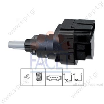 ΒΑΛΒΙΔΑ ΦΡΕΝΩΝ AUDI A3, SEAT ALTEA, IBIZA IV, LEON, VW GOLF V  Βαλβίδα ΣΤΟΠ 6Q0945511 Γνήσιος Διακόπτης Φρένων  FACET Διακόπτης των φώτων φρένων  OEN 6Q0 945 511 — AUDI OEN 6Q0 945 511 — SEAT OEN 6Q0 945 511 — SKODA OEN 6Q0 945 511 — VW - 