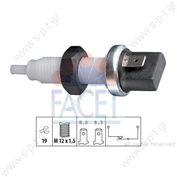 7.1000 FACET   ΒΑΛΒΙΔΑ ΣΤΟΠ ALFA ROMEO FIAT LANCIA LADA SKODA OEN 105 64 64 177 — ALFA ROMEO OEN 105 6464 1770 00 — ALFA ROMEO OEN 105 64 64 177 01/00 — ALFA ROMEO OEN 105 64 65 177 — ALFA ROMEO OEN 105 6465 1770 - 