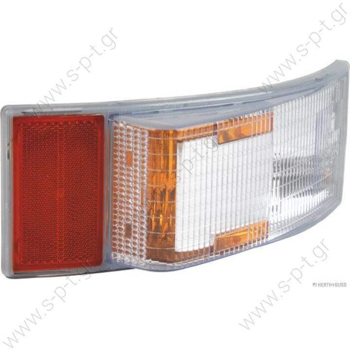 VOLVO (3981668) Turn signal lamp, white, without bulb Art. No. 2.24441    EUROLITES LEART 32.482.123 (32482123), Indicator EUROLITES LEART 32.482.123 can be used in car models  MAN F 2000	1994-... VOLVO FH 12	1993-.