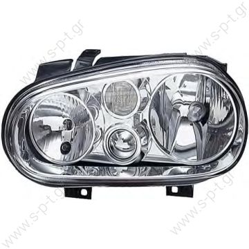 ΦΑΝΟΣ ΕΜΠΡΟΣΘΙΟΣ VW GOLF ΙV ΦΙΜΕ HELLA LAMPS, Far, HLL 1EJ007700131 - 