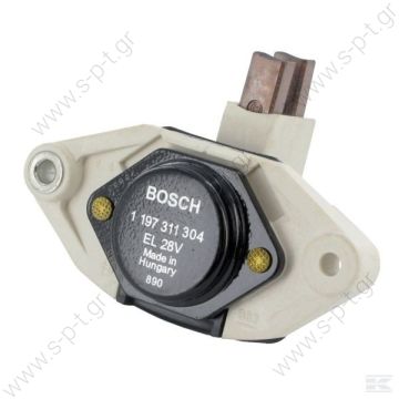 1 197 311 304  ΑΥΤΟΜΑΤΟΣ ΔΥΝΑΜΟΥ   24V BOSCH ΕΝΣΩΜΑΤΩΜΕΝΟΣ        Bosch Regler, 28 V, 1197311304, F04R320367     Transistor Regulator   24V Bosch 500-113 regulátor 28V, 1 197 311 304  Bosch 1 197 311 304 , 1197311304 - 