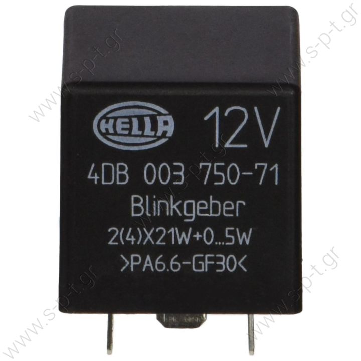 4DB003750-711 – HELLA ΡΕΛΕ ΦΛΑΣ 12V 3PIN   ΦΛΑΣΕΡ ΗΛΕΚΤΡΟΝΙΚΟ 3 EΠΑΦΕΣ 12V, 31 x 49 x 49A     HELLA, Φλασέρ 12V 3 φις γερμανικού τύπου