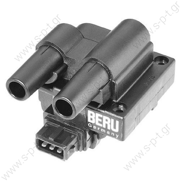 ZS242 BERU Πολλαπλασιαστής 3πόλων   ZS242 Coil, ignition, to cylinder 1 to cylinder 4 for Renault Clio, Kangoo, MeganeΠΟΛΛΑΠΛΑΣΙΑΣΤΗΣ RENAULT