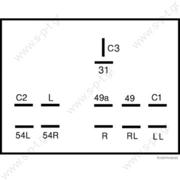 75892685   Διακόπτης φλας  MERCEDES:003 544 2532 - A0035442532 - 