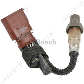 0258006255 BOSCH ΑΙΣΘΗΤΗΡΑΣ λ AUDI A3,VW GOLF IV,SEAT IBIZA IV ΟΠΙΣΘΙΟΣ ΚΑΦΕ ΦΙΣΑ      Αισθητήρας λάμδα   BOSCH 0258006255  AUDI, SEAT, VW (06A 906 262 AG) VW (06A 906 262 G) - 