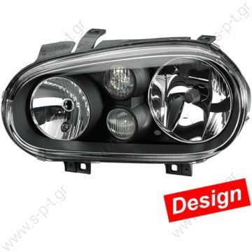 ΦΑΝΟΣ ΕΜΠΡΟΣΘΙΟΣ VW GOLF ΙV ΦΙΜΕ HELLA LAMPS, Far, HLL 1EJ007700131 - 