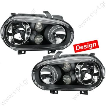 ΦΑΝΟΣ ΕΜΠΡΟΣΘΙΟΣ VW GOLF ΙV ΦΙΜΕ HELLA LAMPS, Far, HLL 1EJ007700131 - 