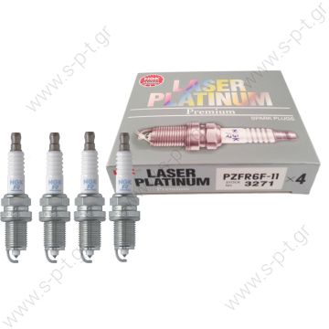 Μπουζί NGK Laser Platinum Premium PZFR6R 101905626 Για 1.4TSI  NGK 3271 LASER PLATINUM Spark Plug PZFR6F-11  - 