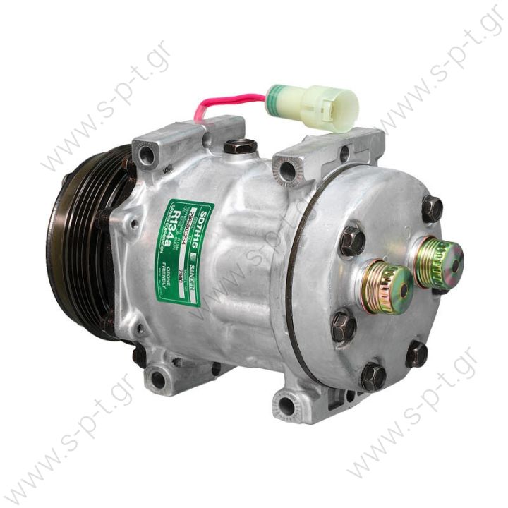 ΣΥΜΠΙΕΣΤΗΣ ΚΟΜΠΡΕΣΕΡ SANDEN  -SD7Η15 LAND ROVER : BTR8505   58841 (57841) COMPRESSOR NEW BRAND - LAND ROVER DEFENDER MODEL-(2.5 90 TDI) DIAMETER WHEELS - 112MM NUMBER PK - 4 COMPRESSOR SANDEN 7H15-