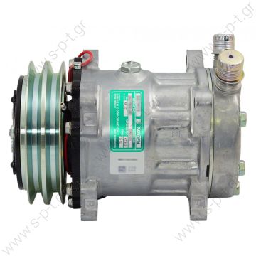 ΣΥΜΠΙΕΣΤΗΣ SANDEN SD7H15 132A2 24V V-OR  2-A, R134A VERT O-RING   AIR CONDITIONING COMPRESSOR SD7H15 4664   SANDEN YU-9079 for UNIVERSAL Fix R134a SD7H15 Description: DIAM N GOR	TENSION	CULASSE 132_A2	12	JD Corresponding OEM codes: 109617 D45080062 - 