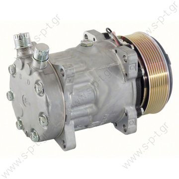 40405005   ΣΥΜΠΙΕΣΤΗΣ SANDEN SD7H15 119PV8 12V V-OR  ΚΟΜΠΡΕΣΕΡ SANDEN SD7H15  COMPRESSOR SANDEN FIX R134A SD7H15     SANDEN  SD 7H15 OR Vertical 12V Poly-V 8  SD7H15-709 (8028-8230) V.O.R. 119/PV8  8100, 12V 119MM 8PV R134A VERT O-RING, - 