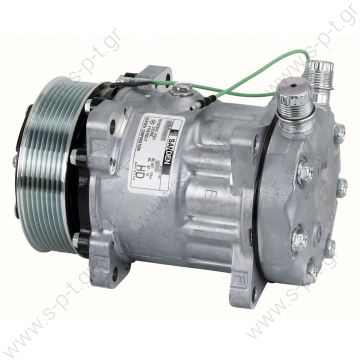 4762   ΣΥΜΠΙΕΣΤΗΣ  SANDEN   AIR CONDITIONING COMPRESSOR SD7H15 4762   SANDEN   VERT OR 24V PV8 YU-9087 for UNIVERSAL Sanden Compressor # 4762 Off Road Applications Compressor Sanden Fix R134a SD7H15   - 