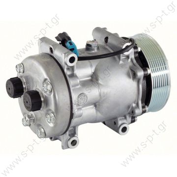 4885 SANDEN  ΚΟΜΠΡΕΣΣΕΡ    SD7H15 119PV8   12V COMPRESSOR, SANDEN SD7H15 FREIGHTLINER STERLING, 12V 119MM 8PV HORIZ TUBE-O, DIRECT MOUNT    SANDEN YU-9091 for UNIVERSAL ΣΥΜΠΙΕΣΤΗΣ SANDEN  R134a SD7H15      Sanden 4885 4817 4885 4482   - 