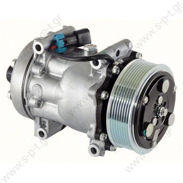 4885 SANDEN  ΚΟΜΠΡΕΣΣΕΡ    SD7H15 119PV8   12V COMPRESSOR, SANDEN SD7H15 FREIGHTLINER STERLING, 12V 119MM 8PV HORIZ TUBE-O, DIRECT MOUNT    SANDEN YU-9091 for UNIVERSAL ΣΥΜΠΙΕΣΤΗΣ SANDEN  R134a SD7H15      Sanden 4885 4817 4885 4482   - 