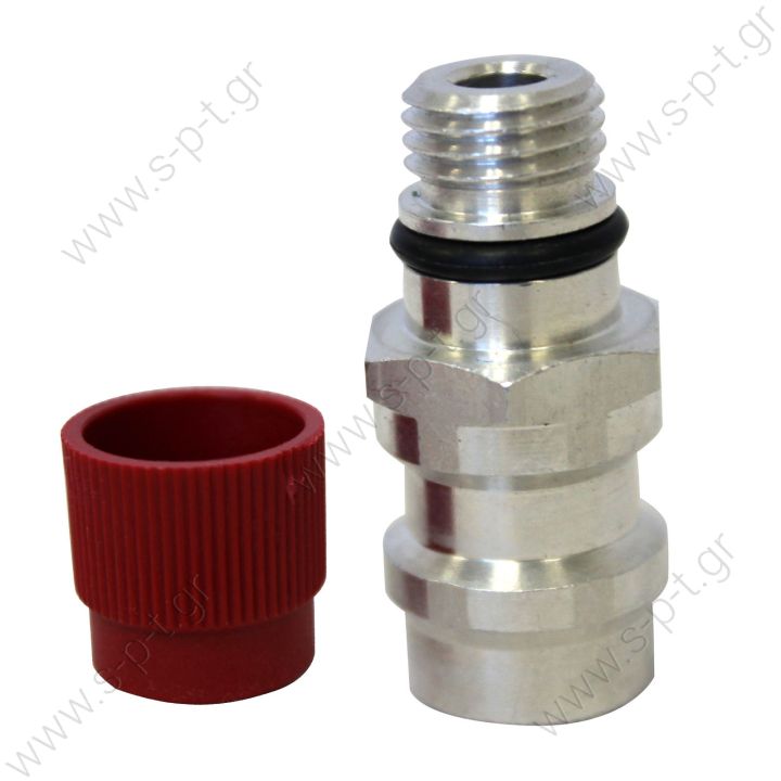 82357   MASTERCOOL   R134   ΒΑΛΒΙΔΑ ΠΛΗΡΩΣΗΣ     GM HIGH FLOW ADAPTER W/VALVE CORE & SERVICE PORT CAPS