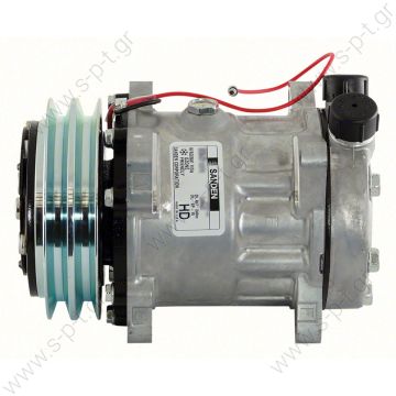 40405060   ΣΥΜΠΙΕΣΤΗΣ SANDEN SD7H15 132A2 12V V-ROT   SD 7H15 OR Rotolock Vertical 24V 5  COMPRESSOR, SANDEN, SD7H15 12V 132MM 2-A, R134A VERT TUBE-O - 