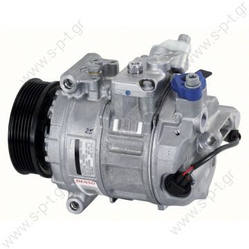 ΣΥΜΠΙΕΣΤΗΣ COMPRESSOR, VOLKSWAGEN AMAROK, TRANSPORTER, MULTIVAN 02/11- , 4 CYL 2.0T(T)D, DENSO 7SEU17C 6PV 100M - 