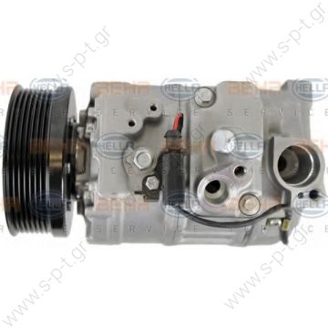 DCP32031  DENSO ΚΟΜΠΡΕΣΕΡ A/C VAG  VW Touareg '05-'06 Compressor 7PK 110mm 7SEU17 Denso# 447190-7590   Denso 447190-7590, 437100-5420, Touareg 3.6L, Audi Q7 3.6L, Porsche Cayenne 4.4L     Denso AC Compressors DCP32031 DCP32031 447190-7590 4471907590  - 