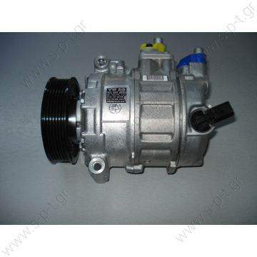 40440103   ΣΥΜΠΙΕΣΤΗΣ A/C     SKODA Octavia  DCP32045  COMPRESSOR, DENSO 7SEU17C VW GOLF, JETTA, 01/03-12/13 4 CYL & V6 110mm 6PV NCSU        Compressor Denso complete TYPE : 7SEU17C     1K0820803F , 1K0820859E , 1K0820859M , 1K0820859S , 4B0260805H - 