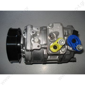 40440103   ΣΥΜΠΙΕΣΤΗΣ A/C     SKODA Octavia  DCP32045  COMPRESSOR, DENSO 7SEU17C VW GOLF, JETTA, 01/03-12/13 4 CYL & V6 110mm 6PV NCSU        Compressor Denso complete TYPE : 7SEU17C     1K0820803F , 1K0820859E , 1K0820859M , 1K0820859S , 4B0260805H - 