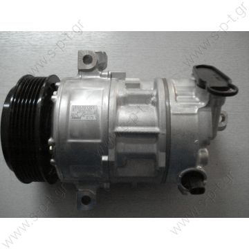 40440112   DCP09017  DENSO ΚΟΜΠΡΕΣΕΡ A/C FIAT   SUZUKI SX4    447190-2130  55701201, 51831803 , 71746716 , 71794684 , 95200-79JA0   A/C Denso 5SL12C; 110mm; PV6; 12V; V45°; Fiat Grande Punto; Sedici; Bravo;  DCP09017 Suzuki Swift Sx4 1.6 VVT 1.9DDIS  - 