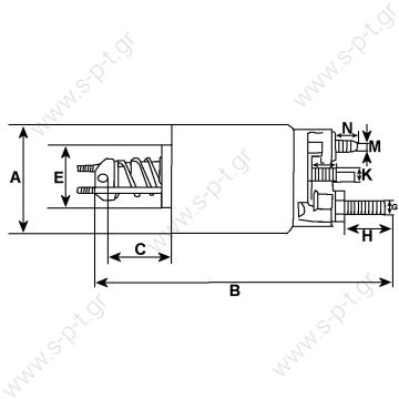 131349 - CARGO ΜΠΟΥΤΟΝ  ΜΙΖΑΣ  DELCO  24V 42MT 12812  ZM461 Replacing 1115595	 REMY (DELCO) BOM 1115601	 REMY (DELCO) 1115608	 REMY (DELCO) BOM zm-461	 ZM ZM-7461	 ZM  ΜΠΟΥΤΟΝ ΜΙΖΑΣ 24V CATERPILAR DELCO 42MT,    - 