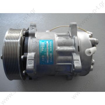 40405098   ΣΥΜΠΙΕΣΤΗΣ VOLVO FH12  ΚΟΜΠΡΕΣΕΡ SANDEN SD7H15  COMPRESSOR, NEW, SANDEN 7H15, VOLVO TRUCK, 24V 8PV 132MM, REAR PAD      VOLVO FH16 II Serie  OE: 3962650 - 8003 - 8113624  Other Applications ApplicationYear FH1208 93-> FH16 II Serie01 03-> - 