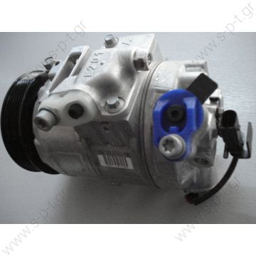 68179 (67179 ]   ΣΥΜΠΙΕΣΤΗΣ   COMPRESSOR NEW  DCP27001 Denso 447190-4360  A / C Denso 6SEU12C; 115 mm; PV6; 12V; H / V45 °;     6Q0820803D , 6Q0820803J , 6Q0820803P , 6Q0820803G , 6Q0820803K , 6Q0820803Q , 6Q0820808D , 6Q0820808F , 8Z0260805A - 