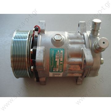 40405043  ΣΥΜΠΙΕΣΤΗΣ SANDEN SD7H15 119PV8 24 V V-OR   SD 7H15 OR Vertical 24V Poly-V 8 COMPRESSOR, SANDEN SD7H15 A1007, SD7H15 24V - 