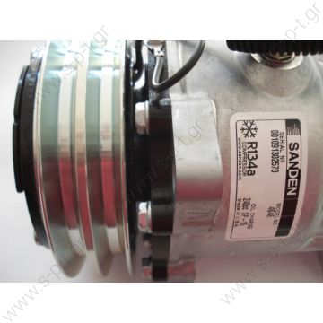 40405014   ΚΟΜΠΡΕΣΕΡ  SANDEN SD5H14-6332   ΣΥΜΠΙΕΣΤΗΣ SANDEN SD5H14 132A2 12V V-OR      ΣΥΜΠΙΕΣΤΗΣ A/C   COMPRESSOR SANDEN S6332   FIX R134A SD7H14   Compressor Sanden Fix R134a SD5H14    SD 5H14 OR Rotolock Horizontal 12V 5"1/4 2G A  - 