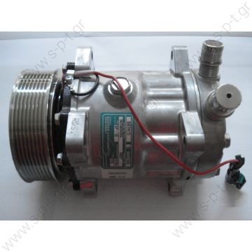 40405043  ΣΥΜΠΙΕΣΤΗΣ SANDEN SD7H15 119PV8 24 V V-OR   SD 7H15 OR Vertical 24V Poly-V 8 COMPRESSOR, SANDEN SD7H15 A1007, SD7H15 24V - 